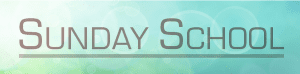 sunday school banner