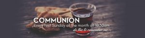 communion banner