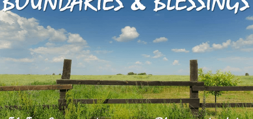 Boundaries and Blessings cover